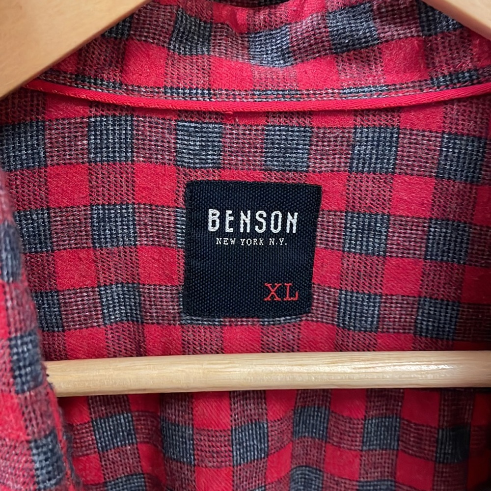 Benson men’s relaxed cotton collared shirt